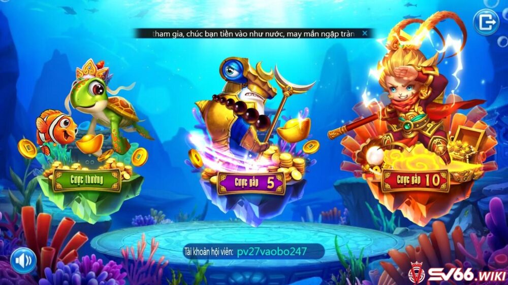 Game Đại Thánh Câu Cá SV66 có lối chơi đơn giản, dễ thao tác 