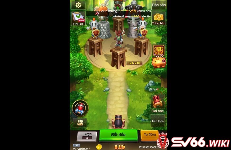 Pháo Thủ Điên Cuồng SV66 là game slot nổ hũ đổi thưởng được cung cấp bởi Jili